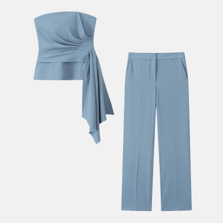 Casual Asymmetric Top Co-ord