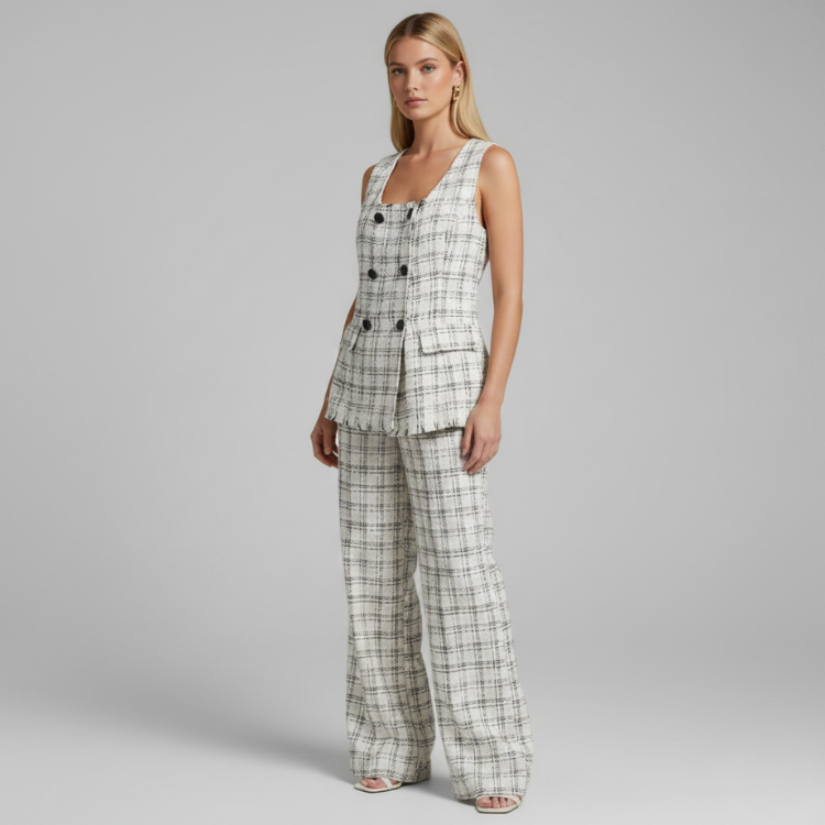 Classic Beige Tweed Co-ord