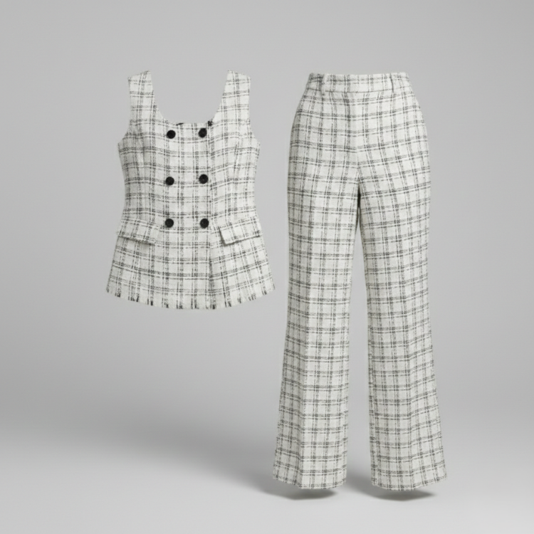 Classic Beige Tweed Co-ord