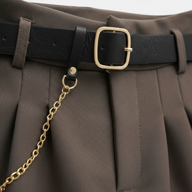 Urban Tailored Shorts with Belt