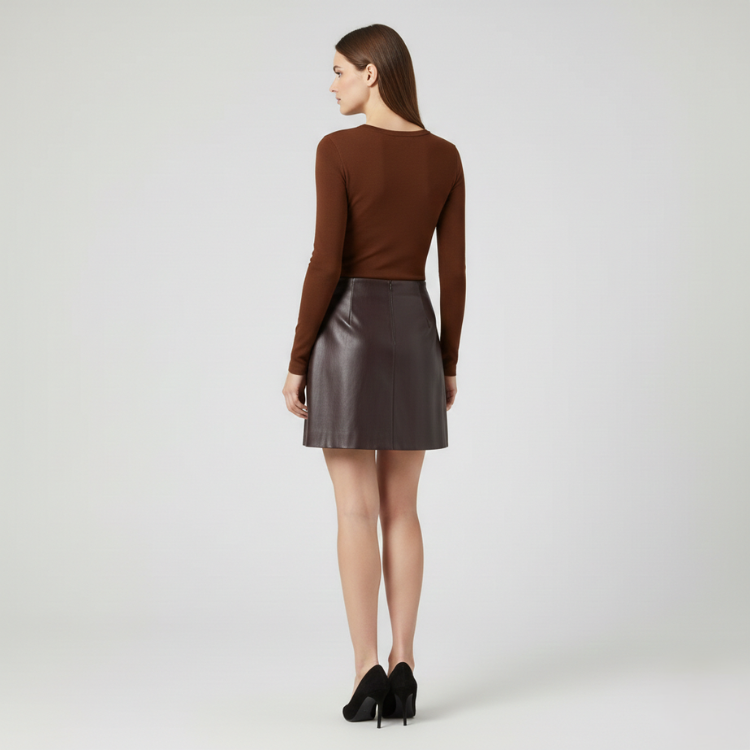 Urban Faux Leather Mini Skirt