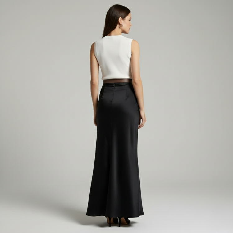 Soft Drape Maxi Skirt