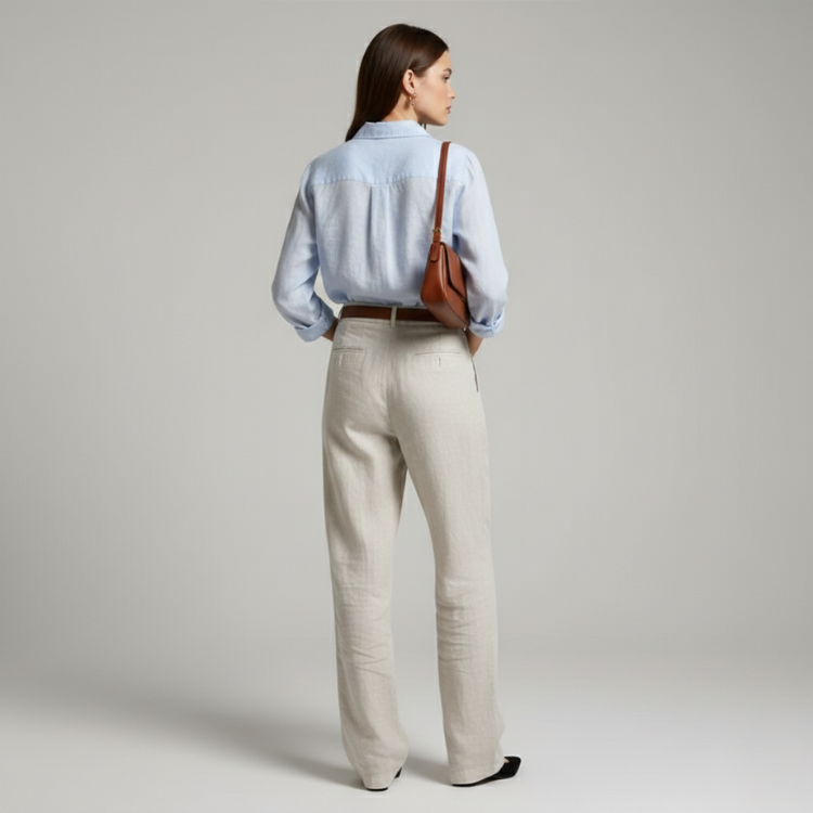 Classic Light Blue Blouse