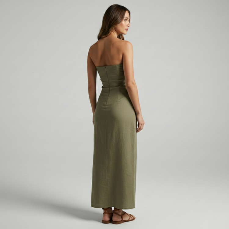 Olive Green Bodycon Dress