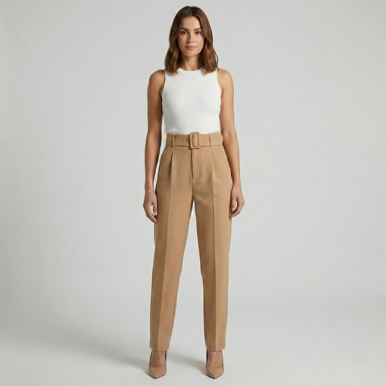 Tailored Carrot Trousers - Modern