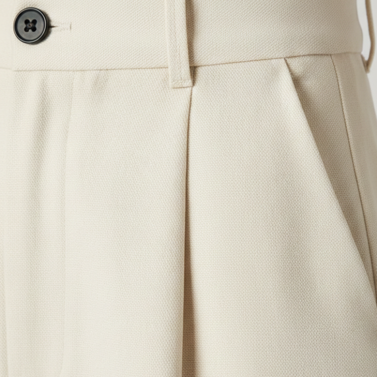 Tailored Carrot Trousers - Elegance