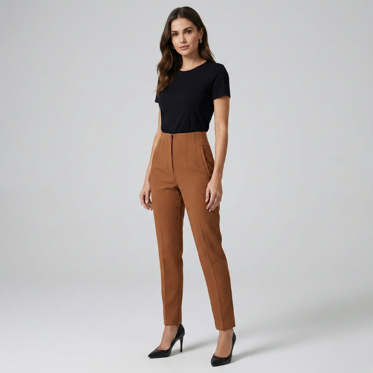 Tailored Carrot Trousers - Comfort