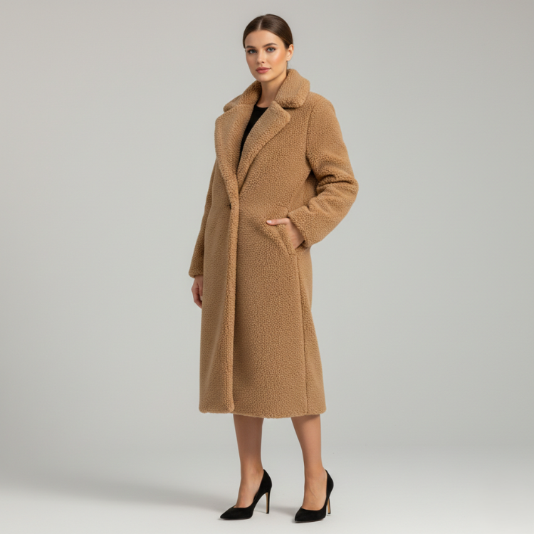 Casual Faux Fur Coat