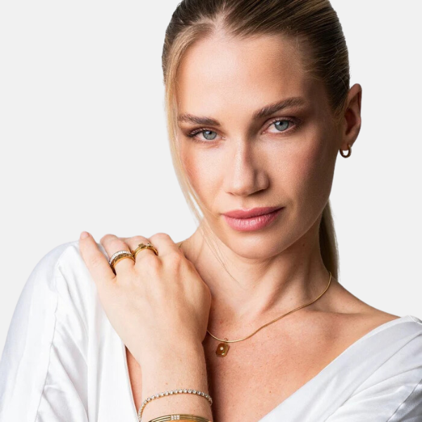 North Pendant Necklace - Gold Plated