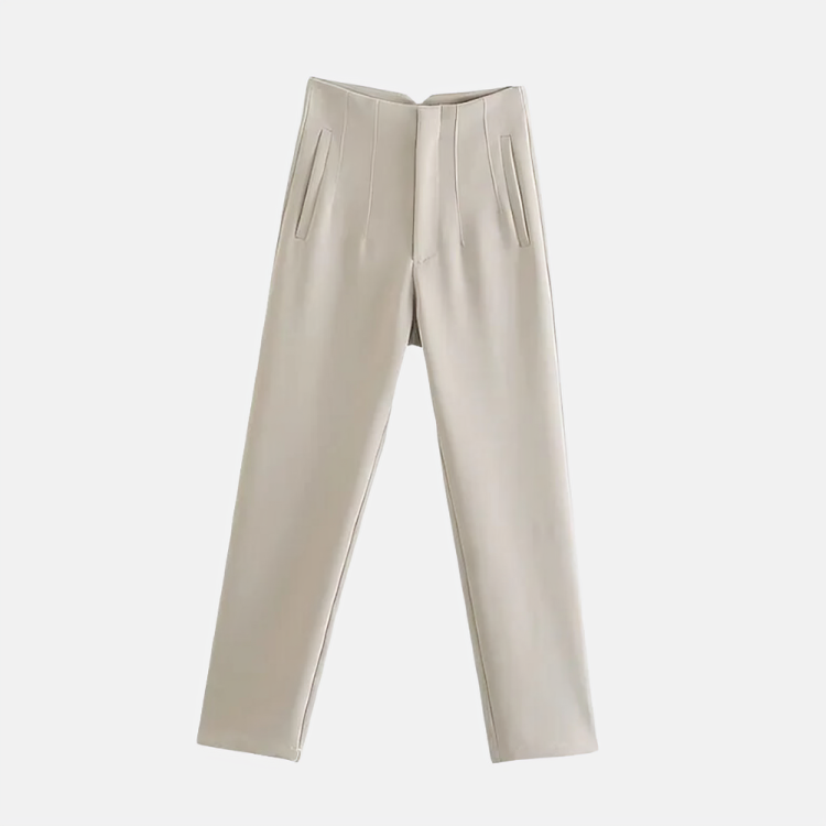 Tailored Carrot Trousers - Comfort