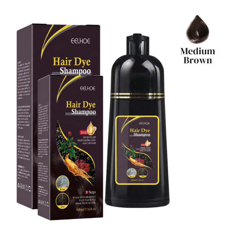 [Exclusive] Natural Botanical Hair Dye Shampoo 3 in 1 (Lasts Up to 6 Months of Use!)