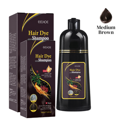 [Exclusive] Natural Botanical Hair Dye Shampoo 3 in 1 (Lasts Up to 6 Months of Use!)