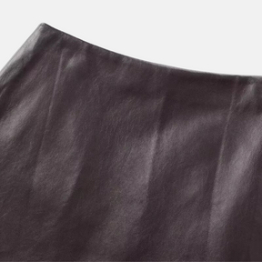 Urban Faux Leather Mini Skirt