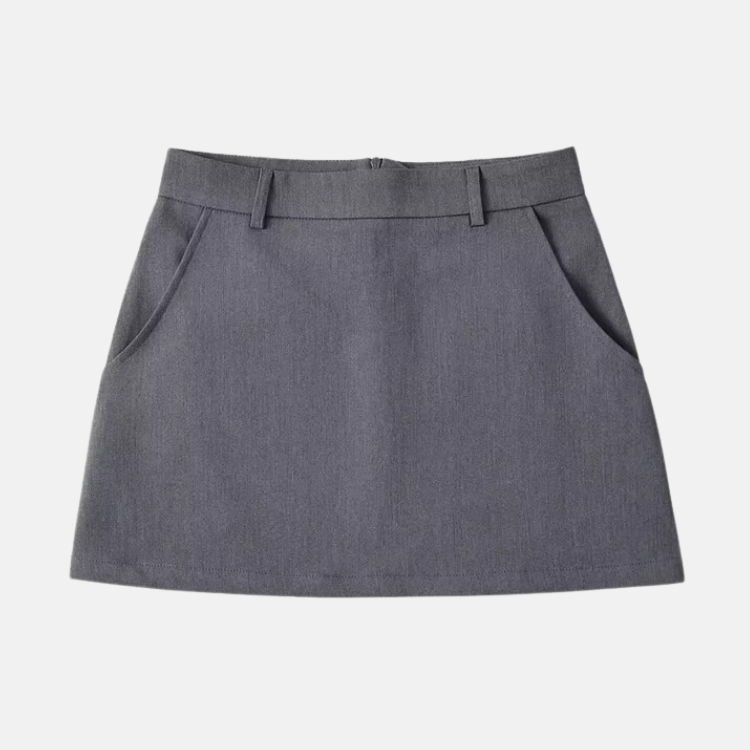 Classic Tailored Mini Skirt