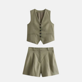 Olivia Co-ord - Tailored Linen Set