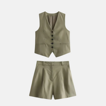 Olivia Co-ord - Tailored Linen Set