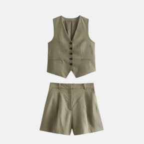 Olivia Co-ord - Tailored Linen Set