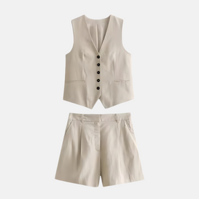 Olivia Co-ord - Tailored Linen Set