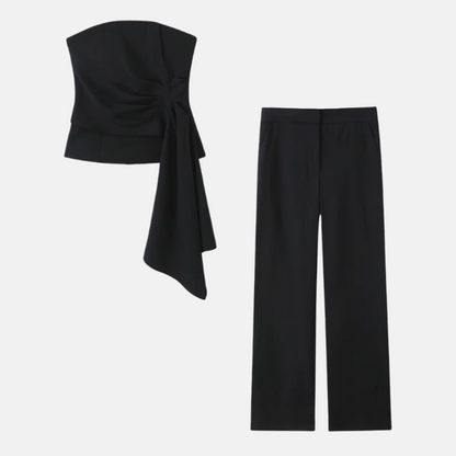 Casual Asymmetric Top Co-ord
