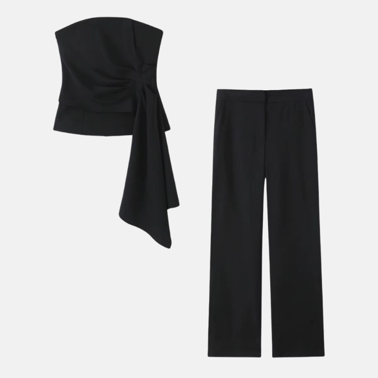 Casual Asymmetric Top Co-ord