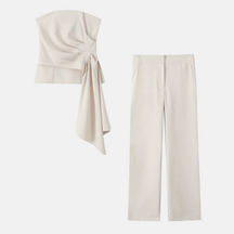 Casual Asymmetric Top Co-ord