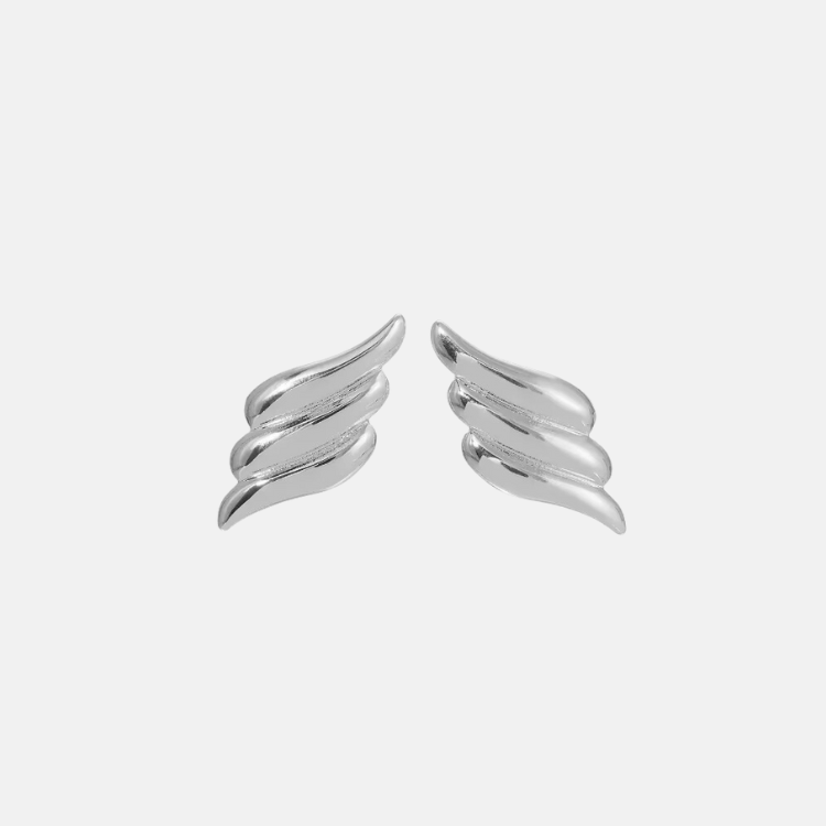 Angel Wing Earrings - 18ct Gold Plated