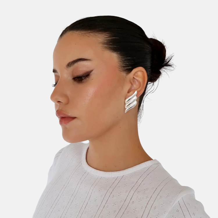 Angel Wing Earrings - 18ct Gold Plated