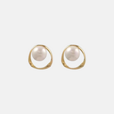 Classic Pearl Earrings - 18ct Gold Plated