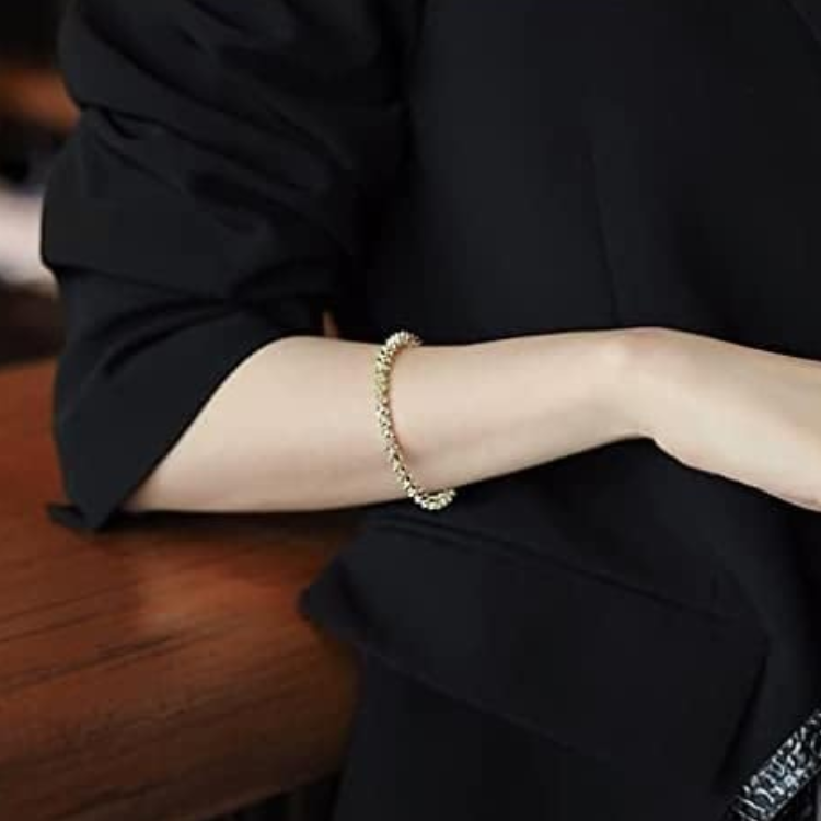 Ornamental Bracelet - 18ct Gold Plated