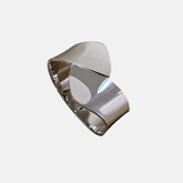 Contemporary Gold Bangle - 18ct Gold Plated