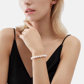 Classic Silver and Pearl Bracelet