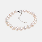 Classic Silver and Pearl Bracelet