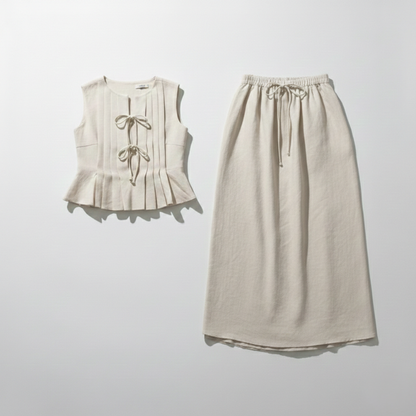 Classic Tie-Detail Co-ord