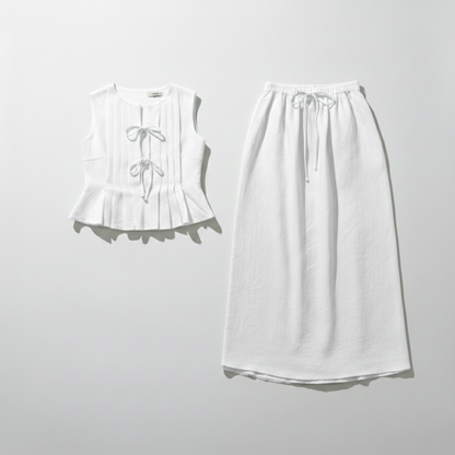 Classic Tie-Detail Co-ord