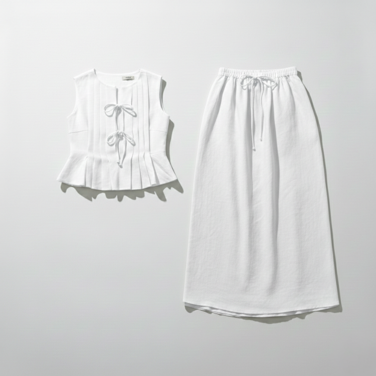 Classic Tie-Detail Co-ord