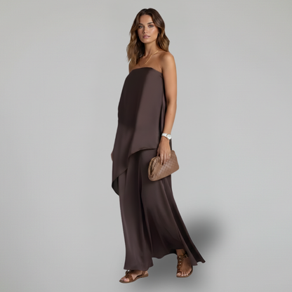 Asymmetric Drape Co-ord