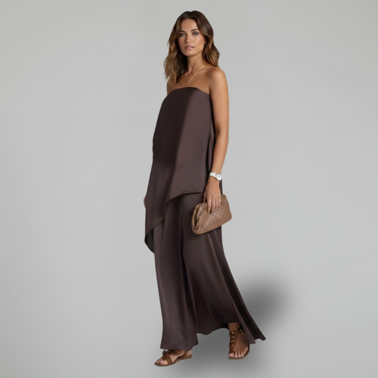 Asymmetric Drape Co-ord