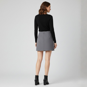 Classic Tailored Mini Skirt