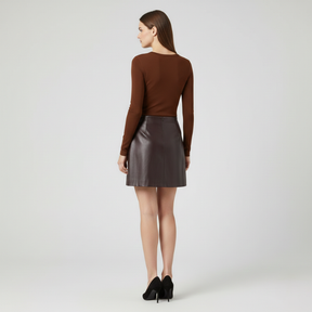 Urban Faux Leather Mini Skirt
