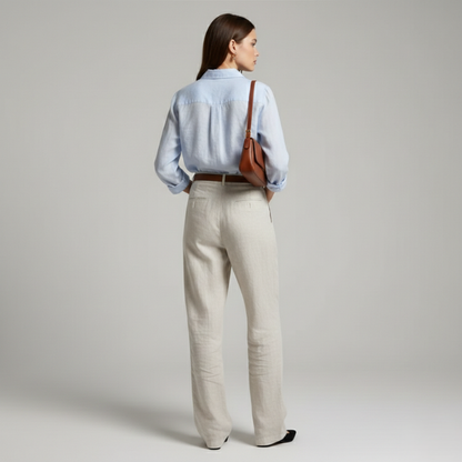 Classic Light Blue Blouse