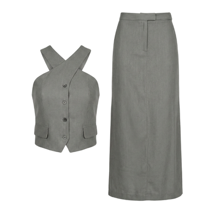 Urban Grey Midi Co-ord