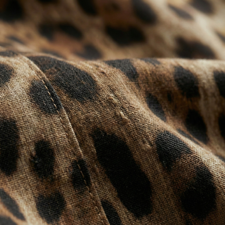 Casual Animal Print Maxi Dress