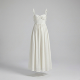 White Strappy Maxi Dress