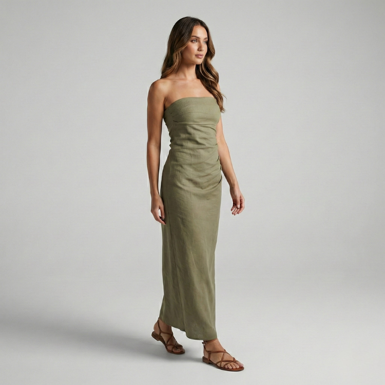 Olive Green Bodycon Dress