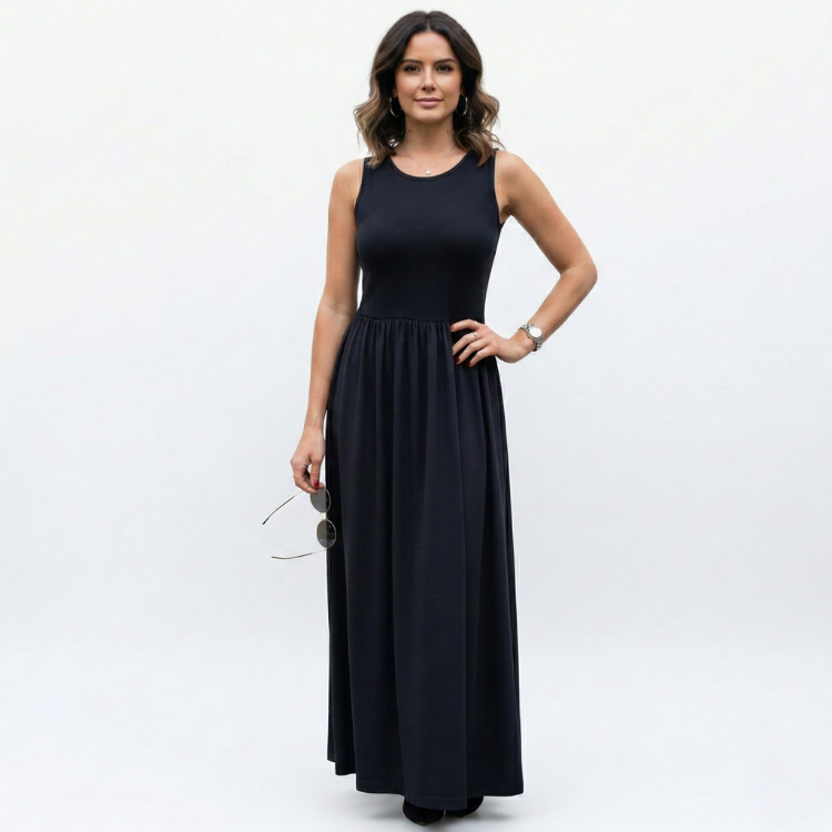 Veneza Midi Dress - Elegant Maxi Length