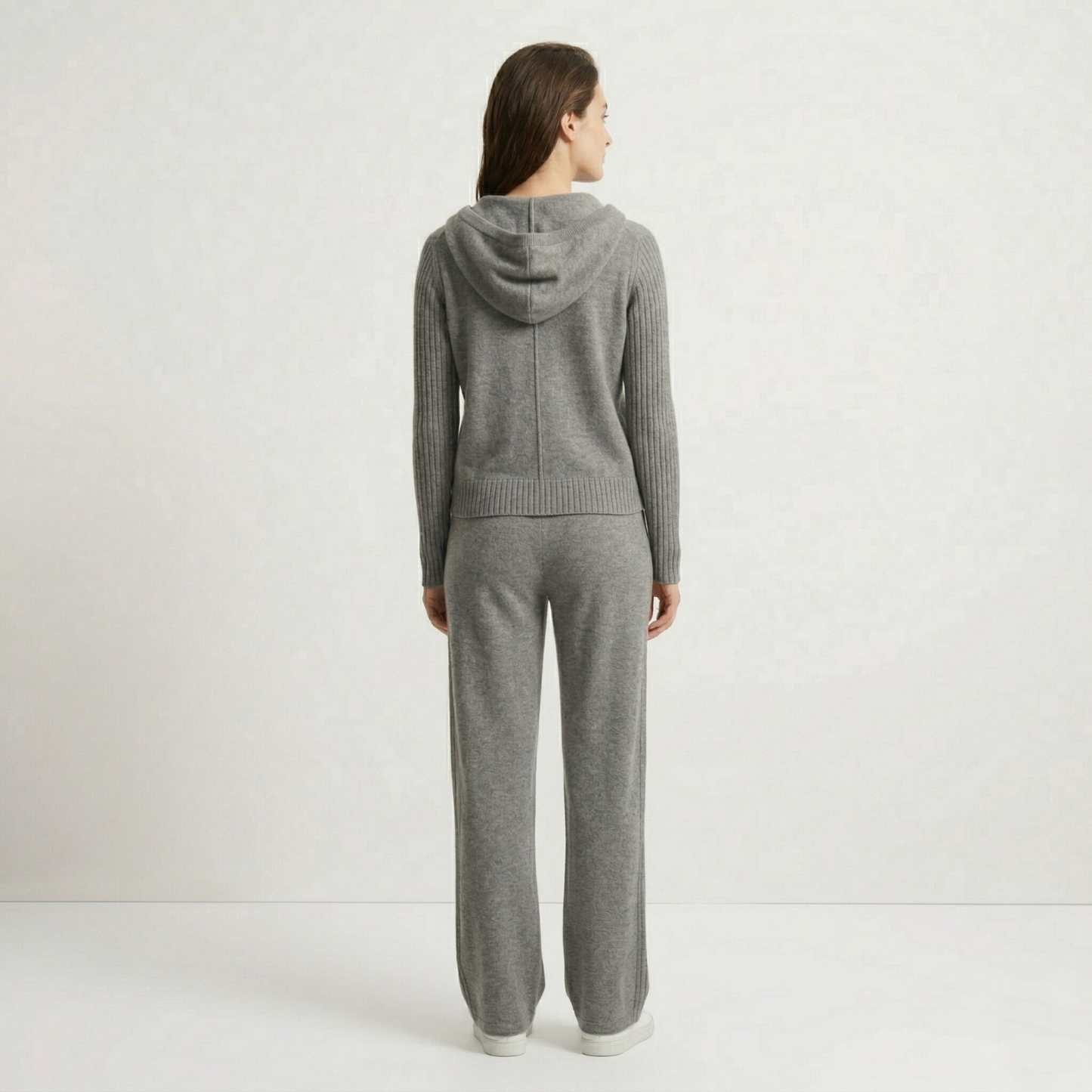 Lunea Women’s Ribbed Wool & Viscose Knit Set