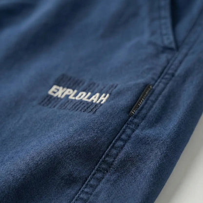 [Buy 2, Get 2 Free] Lunea Capri Trousers in Cotton Twill with Comfortable