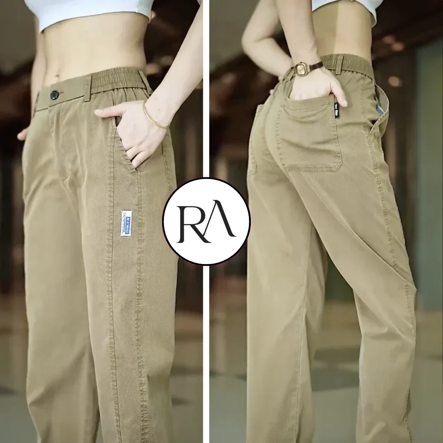 [Buy 2, Get 3] AURORA Women's Trousers in Ice Silk Knit