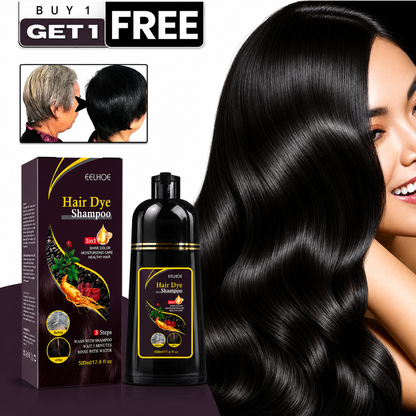 [Exclusive] Natural Botanical Hair Dye Shampoo 3 in 1 (Lasts Up to 6 Months of Use!)
