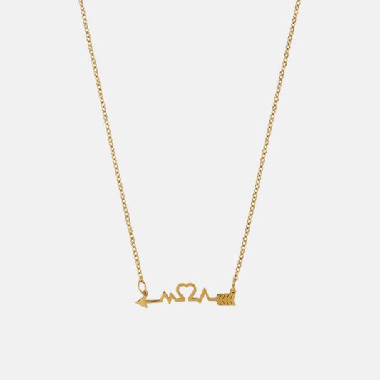Cupid Pendant Necklace - Gold Plated